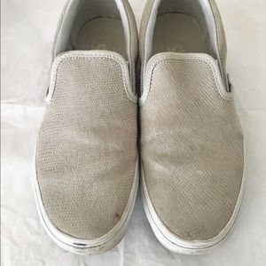 Vans Classic Slip On in Pebble Snake Glacier Gray